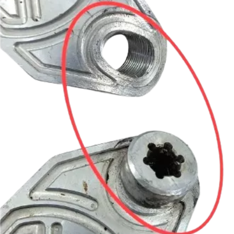 Suporte Slider Honda Modelo Cbr 600F Ano 2014 AVARIA (057)