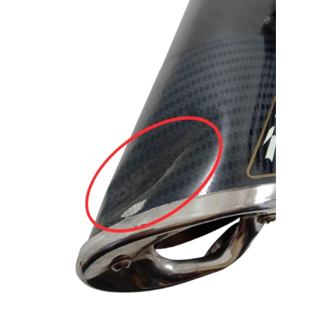 Escapamento Completo Disarsz Honda Cbr 600F Ano 2014 AVARIA