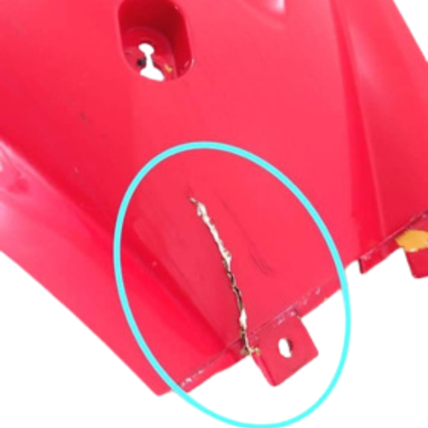 Lateral Direita Daytona 675 Original Ano 2006 P/ Recuperar