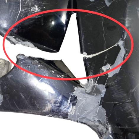 Carenagem Lateral Dta Suzuki Gsx 650F 2009 Origina AVARIA 63