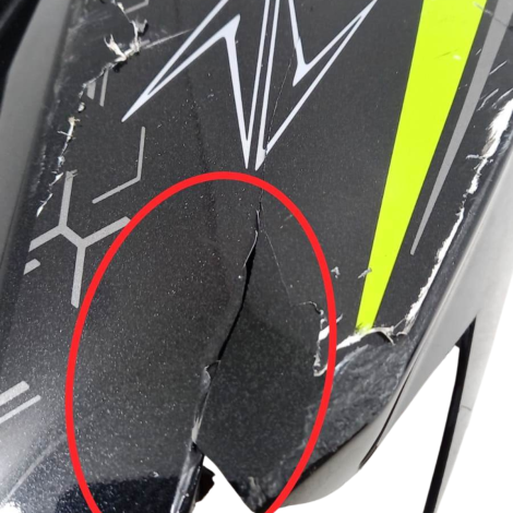 Carenagem Lateral Esq Kawasaki Z400 2020 Original AVARIA 078