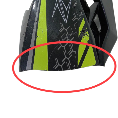 Carenagem Lateral Esq Kawasaki Z400 2020 Original AVARIA 078