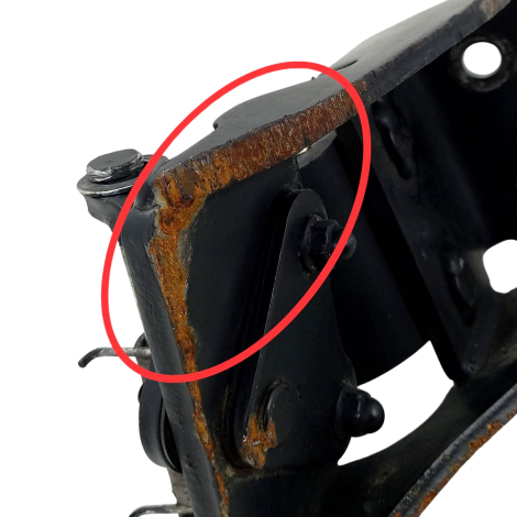 Suporte Pedaleira Diant Esq Midnight Star 950 2010 AVARIA