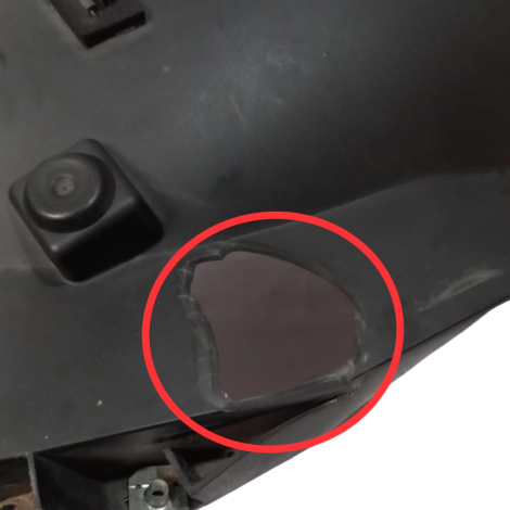 Paralama Traseiro Marca Bmw F800 GS 2013 Original AVARIA