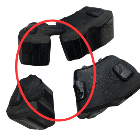 Coxim Roda Traseira Marca Bmw F800 GS 2013 Original AVARIA