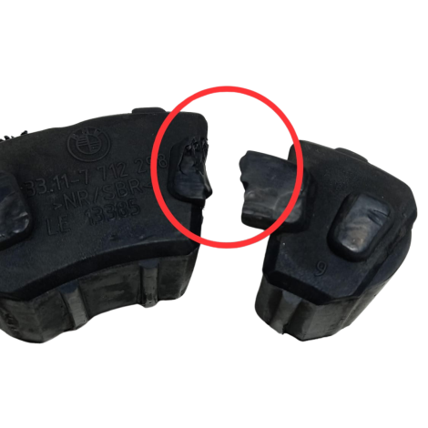 Coxim Roda Traseira Marca Bmw F800 GS 2013 Original AVARIA