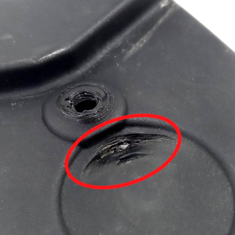 Acabamento Mesa Inferior BMW G310 GS 2018 Original AVARIA
