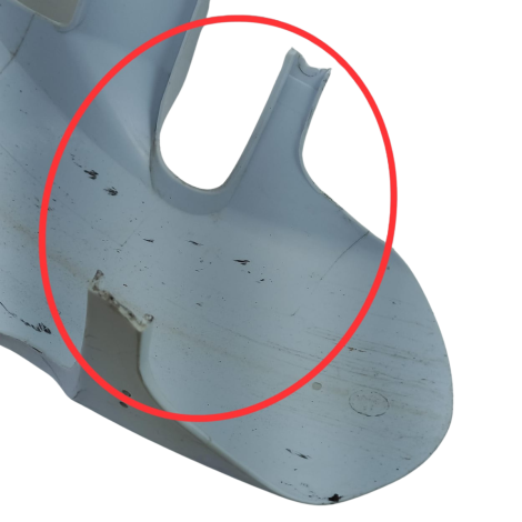 Paralama Diant Suzuki Gsxr Srad 750 Ano 2009 Original AVARIA