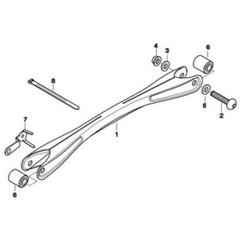 Haste Balança Marca Bmw Modelo K1200 Gt Ano 2007 Original