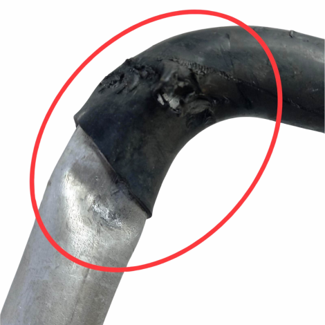 Mangueira Bocal Radiador Honda CBR 1000 RR Ano 2008 AVARIA