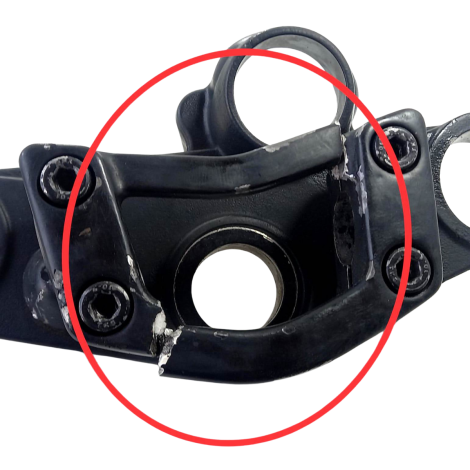 Mesa Superior Marca Kawasaki Er6n Ano 2011 Original AVARIA