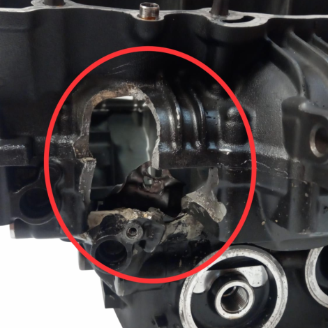 Bloco Carcaça Motor Yamaha Modelo YZF R1 Ano 2013 Original