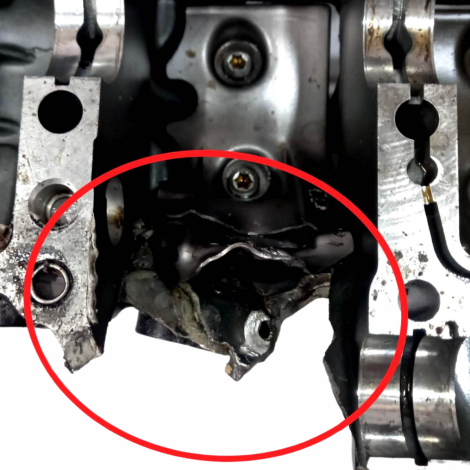Bloco Carcaça Motor Yamaha Modelo YZF R1 Ano 2013 Original