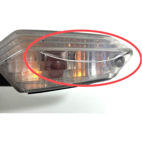 Porta Placa Kawasaki Ninja 300 Z300 Ano 2013 Original Avaria