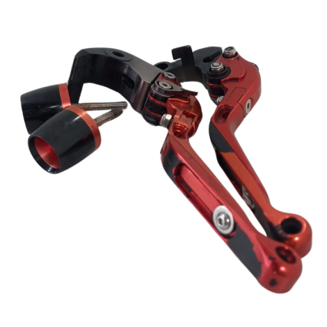 Kit Par Manete e Par de Peso Suzuki GSXR Srad 1000 ano 2007