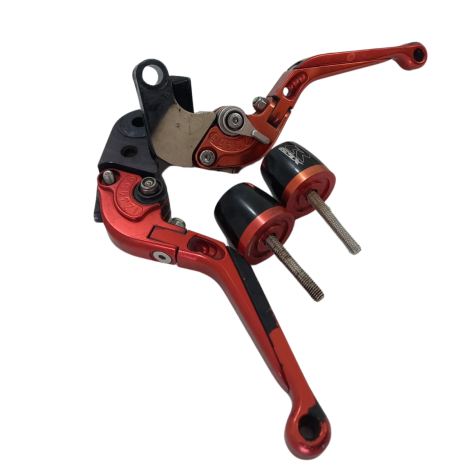 Kit Par Manete e Par de Peso Suzuki GSXR Srad 1000 ano 2007