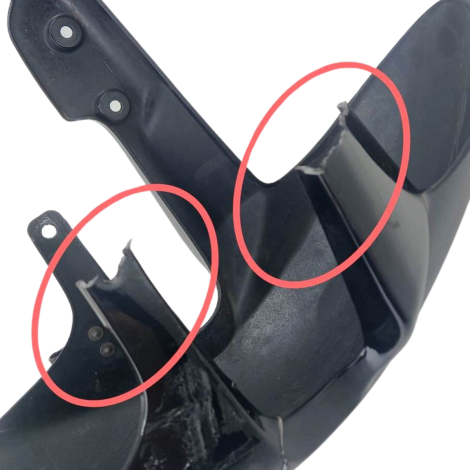 Paralama Dianteiro Suzuki GSXR Srad 1000 2007 Várias Avarias