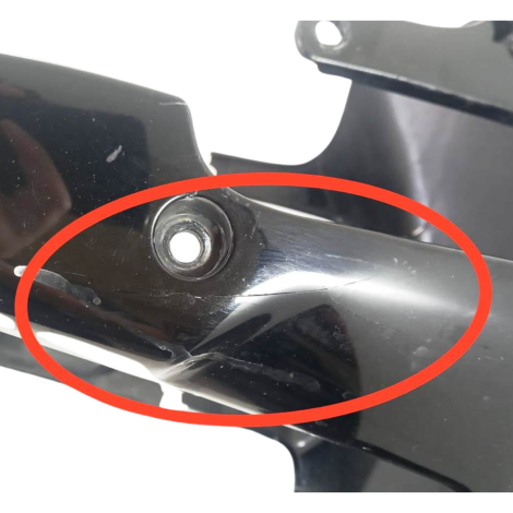 Paralama Dianteiro Suzuki GSXR Srad 1000 2007 Várias Avarias