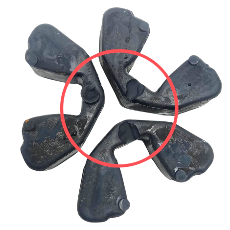 Conjunto Coxim Suzuki DL 1000 V-Strom 2009 Original  Avaria