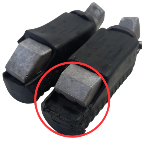 Par Pedaleira Traseira Avaria BMW F800 GS ANO 2017 Original