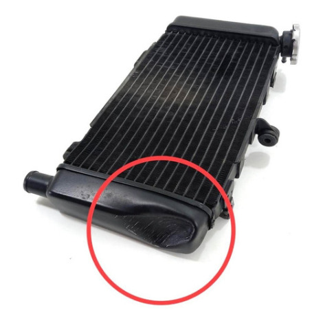 Radiador Com Avaria Moto Honda Cb 500 F Ano 2016 A 2019 Cb