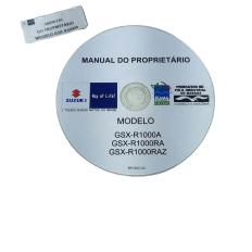 Manual Proprietário Suzuki GSX-R Srad 1000 A Ano 2019 Origin
