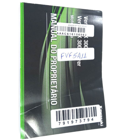 Manual Proprietário Kawasaki Versys-X 300 TR Ano 2024 Origi