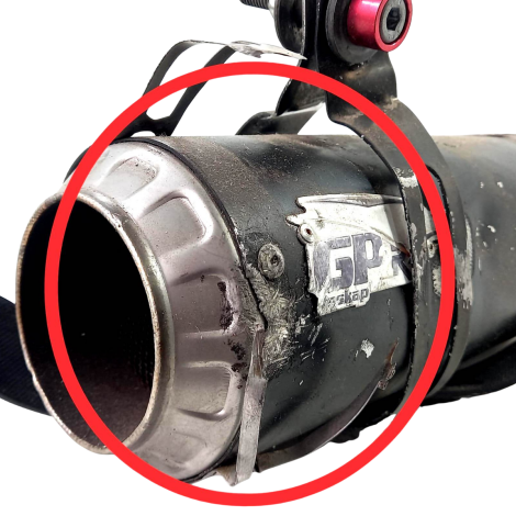 Ponteira Marca Suzuki Modelo Srad 1000 Ano 2012 AVARIA