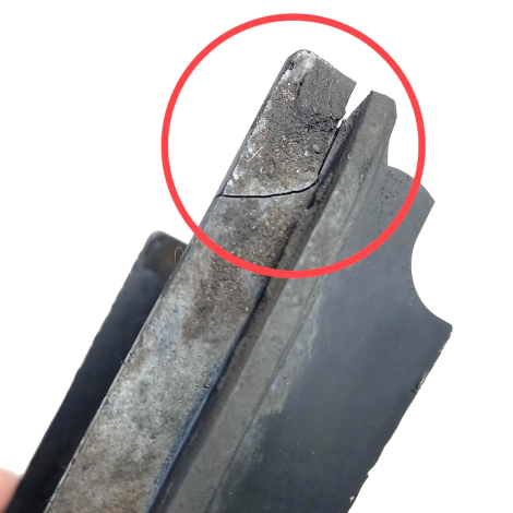 Deslizante Corrente Kawasaki ER6-N ABS Ano 2011 Origi AVARIA