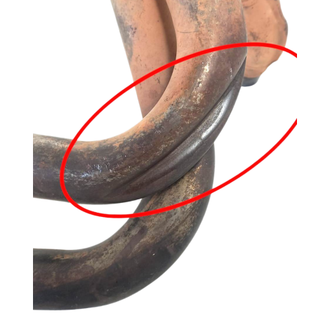 Curva Escapamento Kawasaki ER6-N ABS Ano 2011 Origina AVARIA