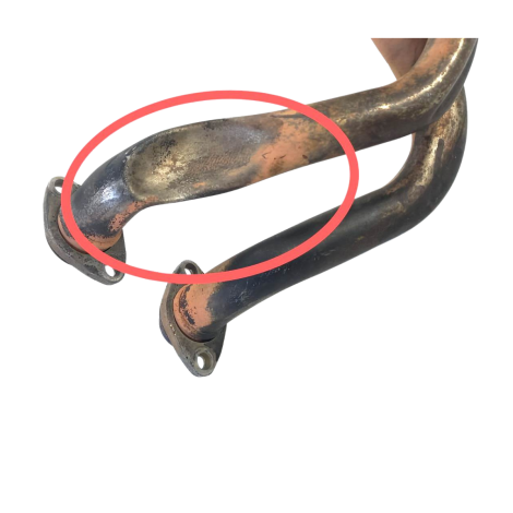 Curva Escapamento Kawasaki ER6-N ABS Ano 2011 Origina AVARIA