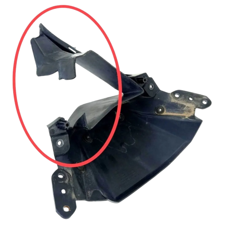 Acabamento Duto Frontal Kawasaki Zx6 2013 Original AVARIA 