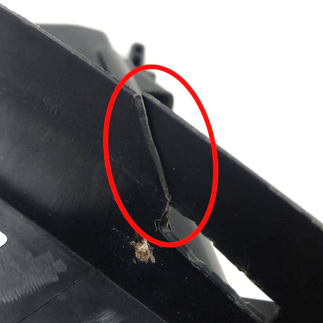 Capa Interna Frontal Painel SRAD 1000 2008 Original AVARIA