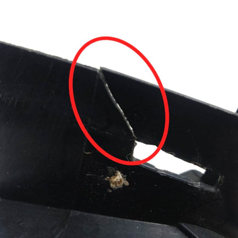 Capa Interna Frontal Painel SRAD 1000 2008 Original AVARIA