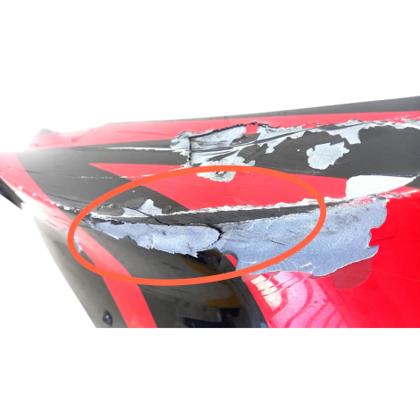 Carenagem Lateral Superior Direita CBR 600 RR 2008 AVARIA