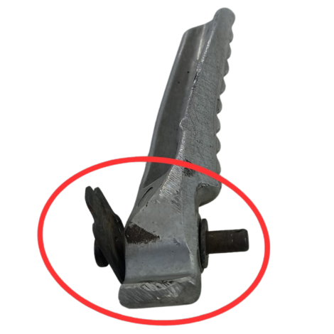 Pedaleira Traseira Dir Honda CBR 600 RR 2008 Origina AVARIA