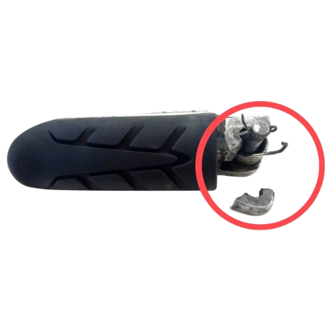 Pedaleira Dianteira Esq Honda Cb500 X 2017 Original Avaria