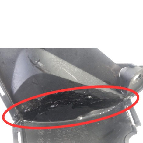 Acabamento Farol Esquerdo Honda CBR 600 RR Ano 2008 Original