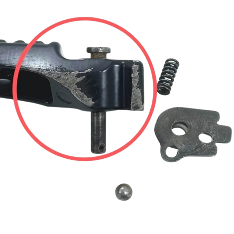 Pedaleira Traseira Direita Cbr 600 Rr 2007 Original Avaria