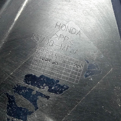 Acabamento Lateral Esquerdo Honda Cbr 600 Rr 2007 Original