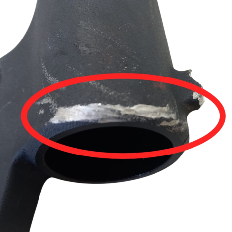 Bota Bengada Esquerda Honda Cbr 600F Ano 2013 origina AVARIA