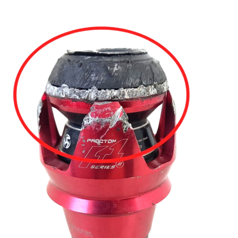 Slider Marca Honda Modelo Cbr 600F Ano 2013 AVARIA