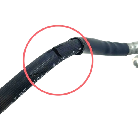 Flexível Dianteiro Suzuki Gsxr Srad 750 2007 Original Avaria