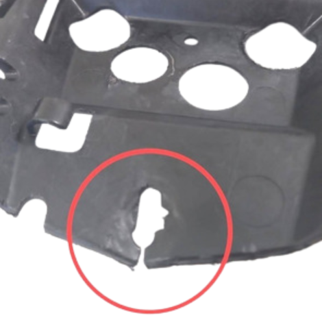 Paralama Inferior B Triumph Daytona 675 Ano 2014 Original