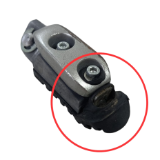 Pedaleira Dianteira Esquerda Kawsaki Z900 2023 Origin Avaria