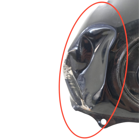 Tanque Combustível Honda Cbr 1000 Rr Ano 2008 Origina AVARIA