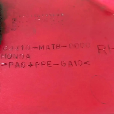 Carenagem Lateral Direita Cbr 1100 Xx 1999 Original AVARIA