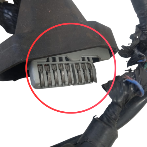 Chicote Painel Farol Honda Cbr 1100 Xx Ano 1999 Origi AVARIA