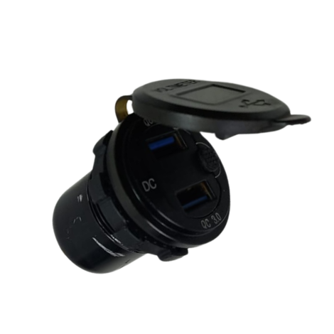 Carregador USB Marca Kawasaki Modelo Ninja 650 Ano 2021 Orig