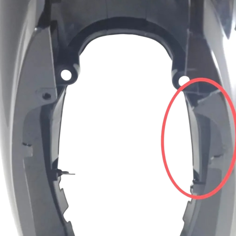 Rabeta Suzuki Gsx750 F Ano 2009 Original AVARIA P/Recuperar